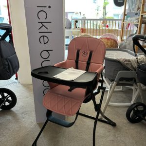 ICKLE BUBBA FLIP HIGH CHAIR BLUSH PINK (NEW)