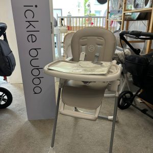 ICKLE BUBBA SWITCH HIGH CHAIR IN PEARL GREY (NEW)