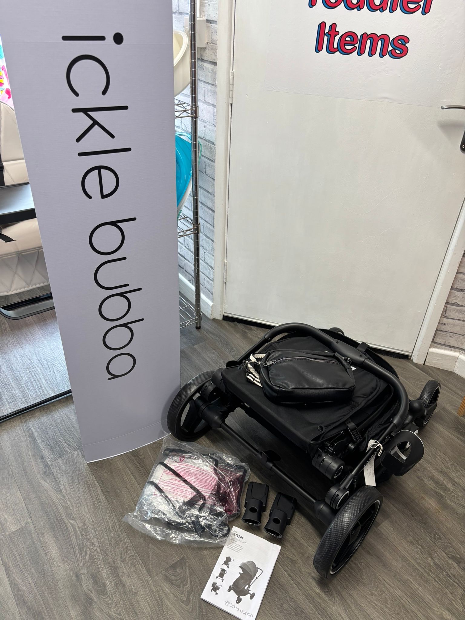 ICKLE BUBBA ATOM IN BLACK 2 IN 1 TRAVEL SYSTEMS - Image 2